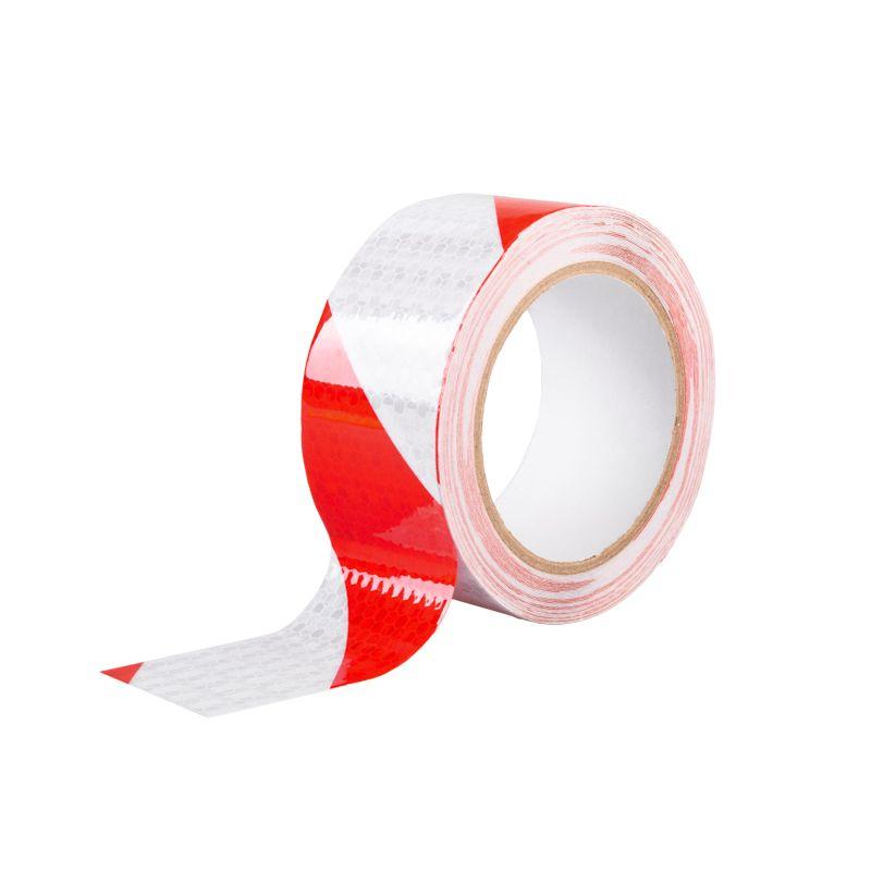 Лента светоотражающая самоклеящаяся 50ммх10м красн.-бел. Rexant 09-4331