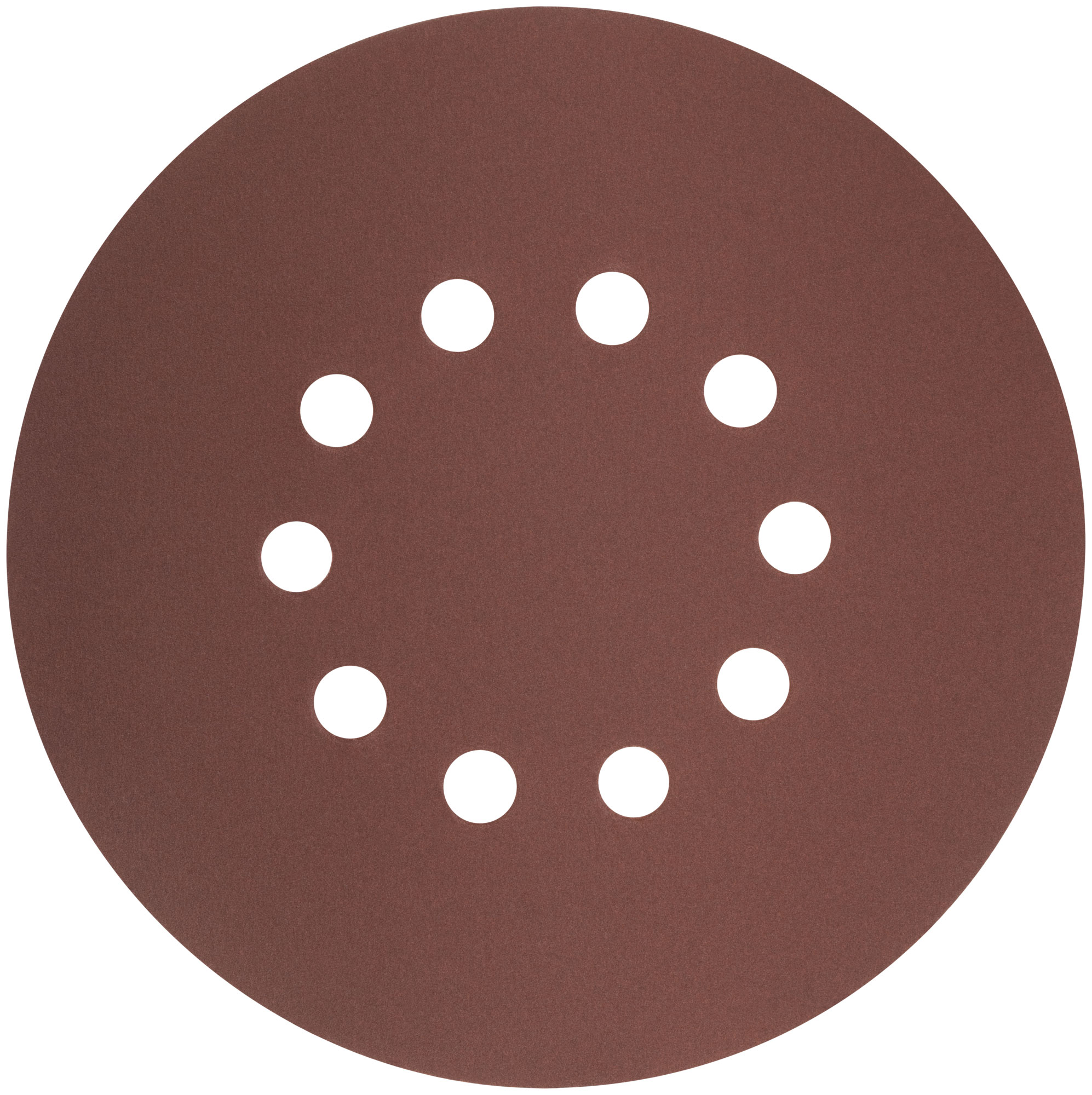 Круги шлифовальные с отверстиями (липучка), алюминий-оксидные, 225 мм, 5 шт. Р 240