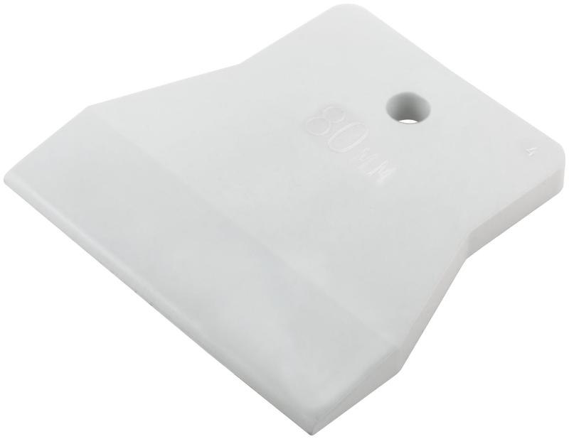 Шпатель 80мм резиновый бел. КУРС 06885