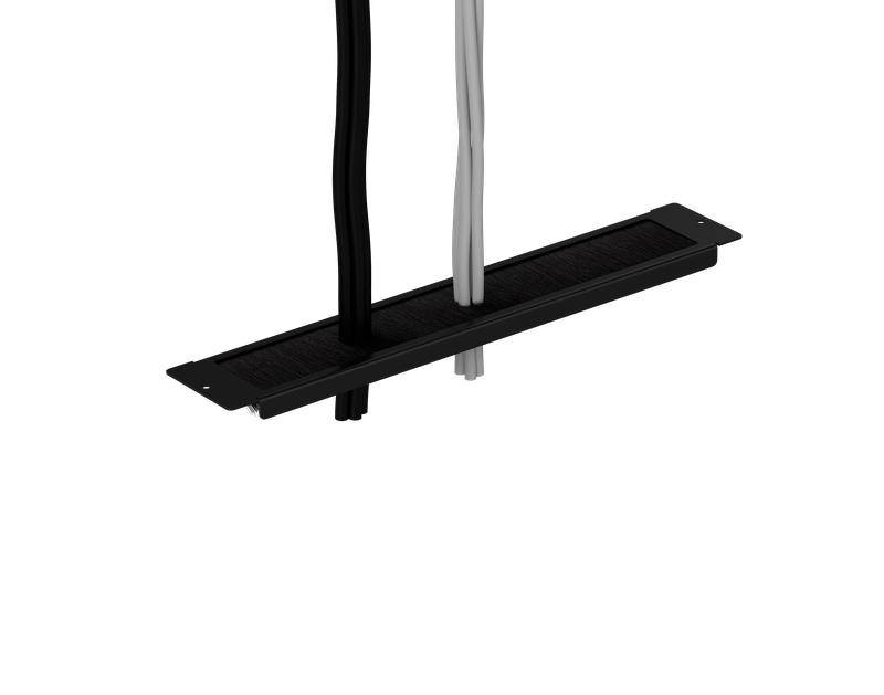 Ввод щеточный кабельный универс. для настен. шкафов серии WP и напольн. шкафов серии SL MR RAL 9004 черн. SYSMATRIX BE 0501.900