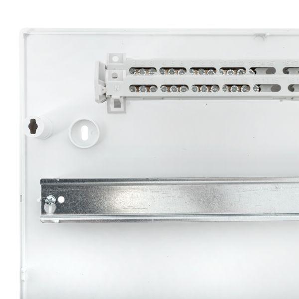 Щит распределительный навесной Unix 4х18мод. IP41 бел. дверь PROxima EKF ux-4x18-nw