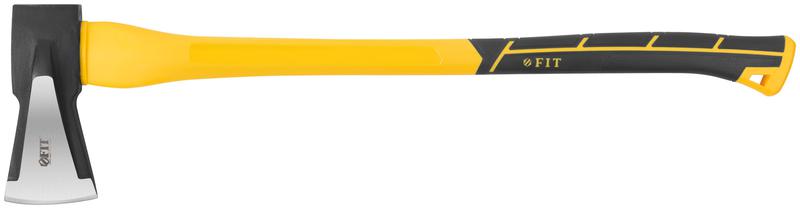 Топор-колун "ушастый" кованый 800мм 2500г фибергласовая длинная ручка FIT 46175