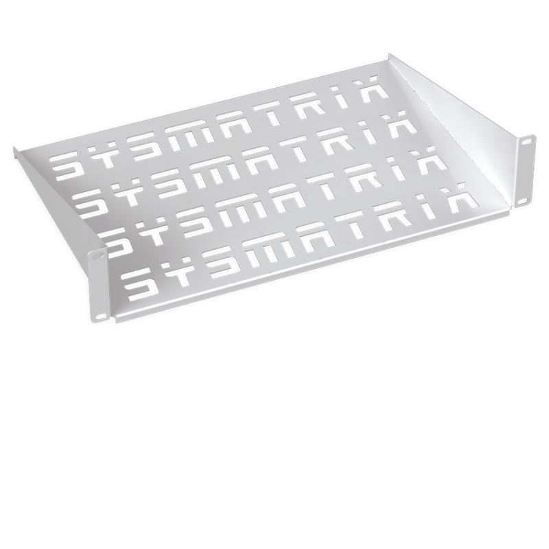 Полка консольная перфорир. 19дюйм 1U Г=250мм RAL 7035 сер. SYSMATRIX SH 2503.700