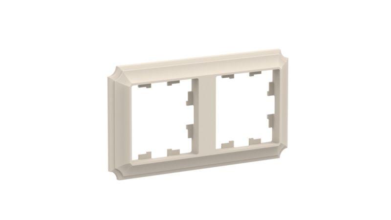 Рамка 2-м AtlasDesign Antique универс. беж. SE ATN100202