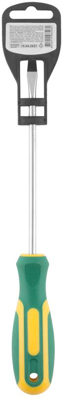 Отвертка "Контур" CrV сталь прорезиненная ручка 6х150мм SL FIT 55205