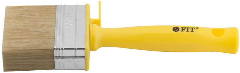 Макловица натуральная светлая щетина пластиковый корпус полая ручка "мини" 30х70мм FIT 01641