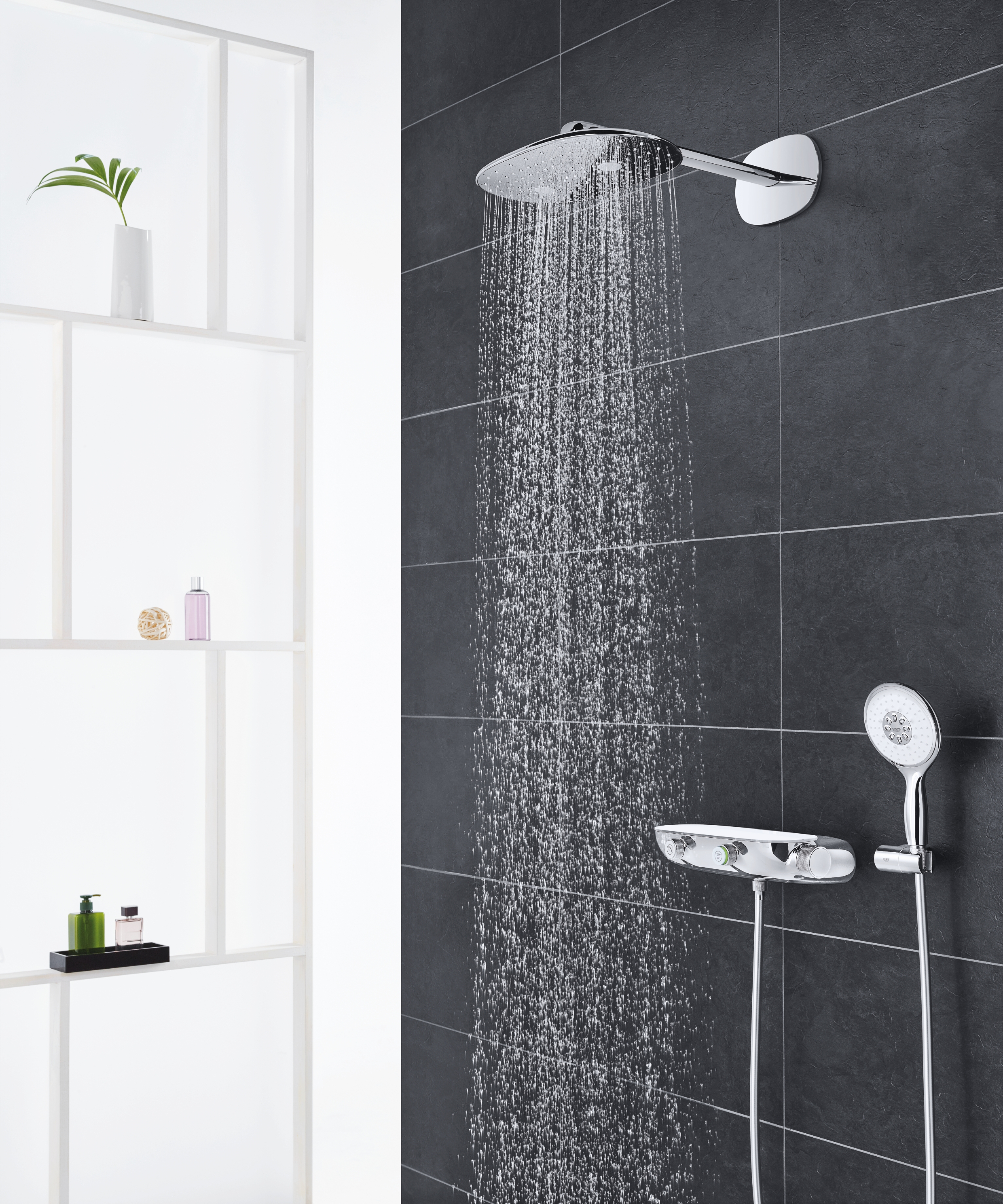 Набор для душа с термостатом Grohe Rainshower SmartControl 360 26446LS0