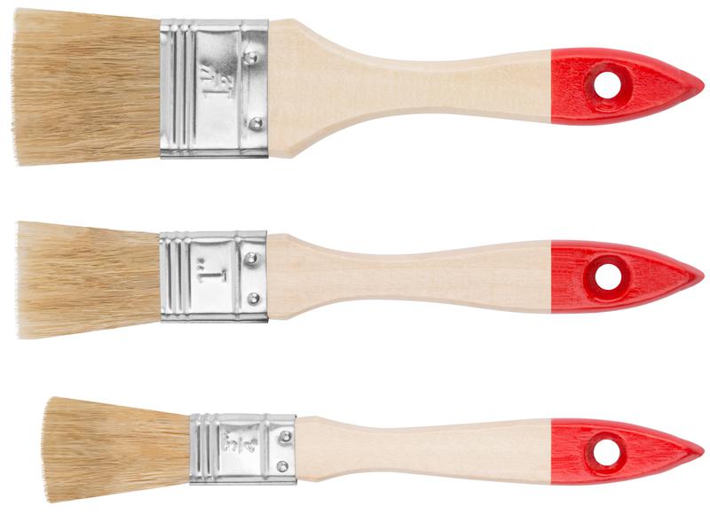 Набор кистей "Оптима" 19; 25; 38мм (3 предмета) КУРС 00914