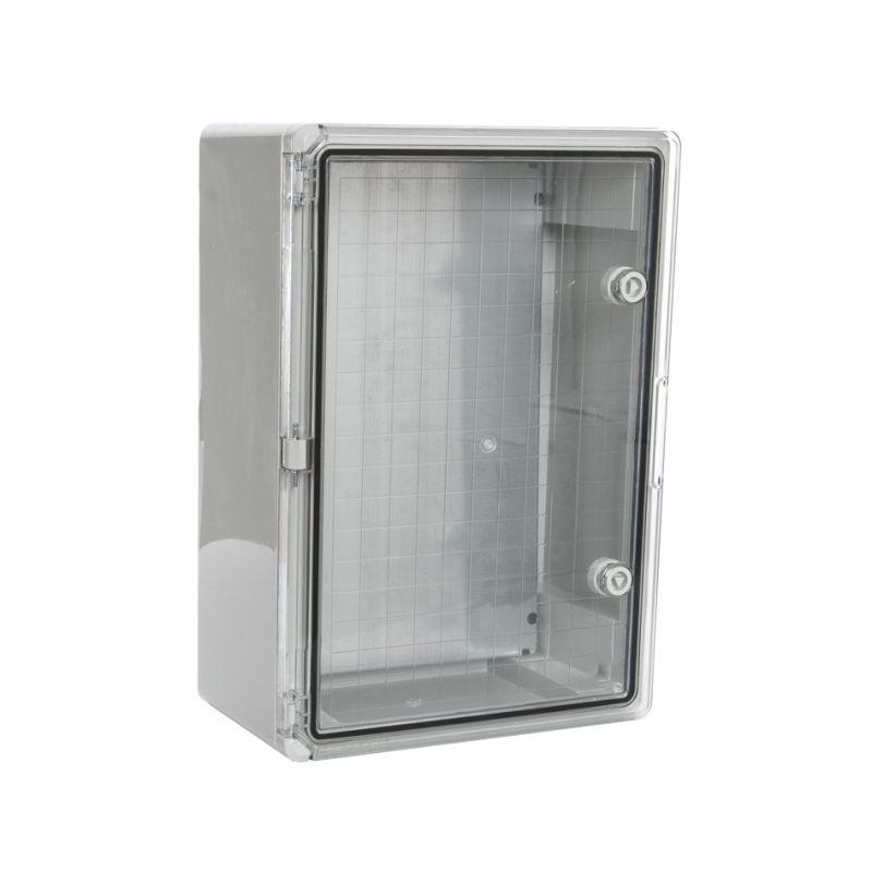 Корпус пластиковый с монтажной панелью ЩМП IP65 прозр. дверь 500х350х190 Промрукав PR08.26492