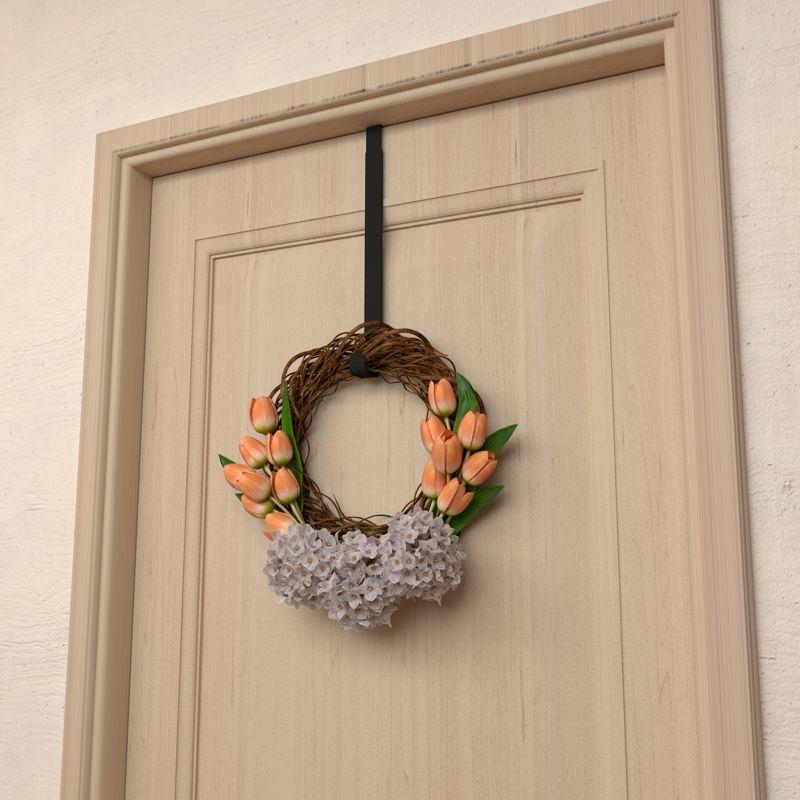 Держатель для венка на межкомнатную дверь регулир. черн. Rexant 38-0720