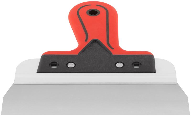 Шпатель фасадный Профи 200мм прорезиненная ручка нерж. сталь КУРС 06422