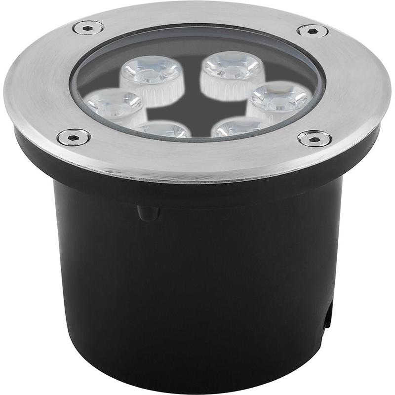 Светильник тротуарный 6LED RGB 6Вт 120хH90мм внутренний диаметр: 90мм IP 67 SP4112 FERON 32017
