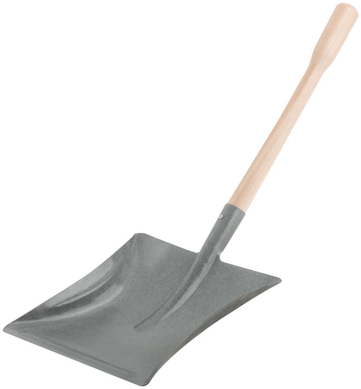 Совок для мусора с ручкой стальной 68087