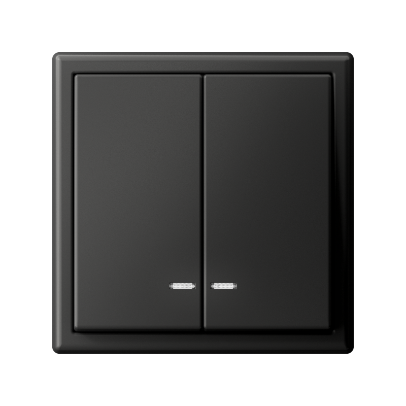 Выключатель 2-кл. ArtGallery (сх. 5а) 10AX с подсветкой быстрозажим. клем. механизм базальт SE GAL001453S