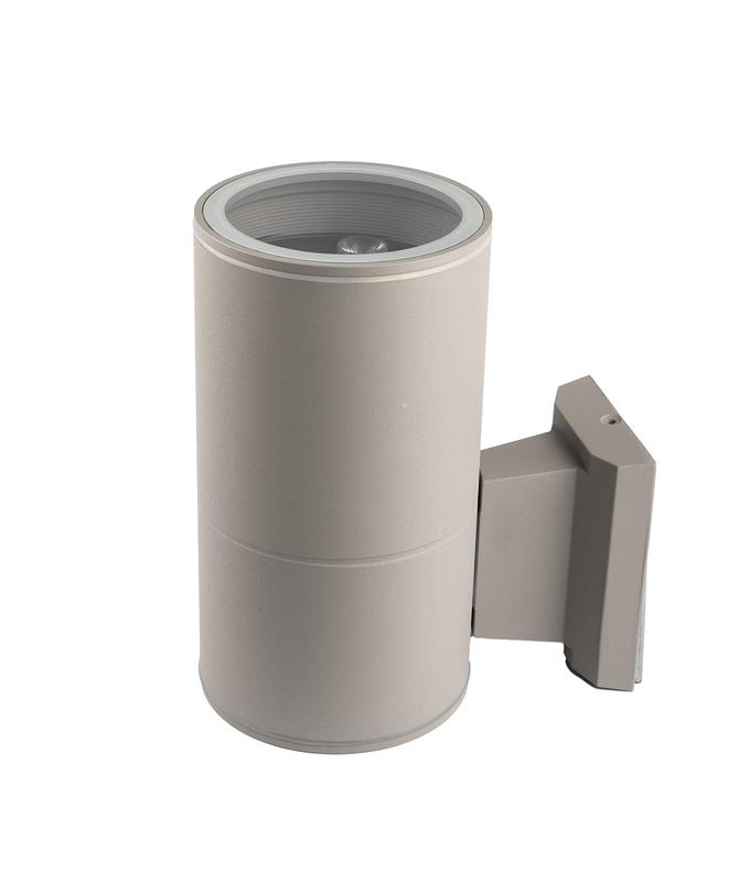 Светильник светодиодный архитектурный PWL-200110/30D 1х9Вт 6500К GR IP65 фасадный исполнение односторон. сер. Pro JazzWay 2857989B