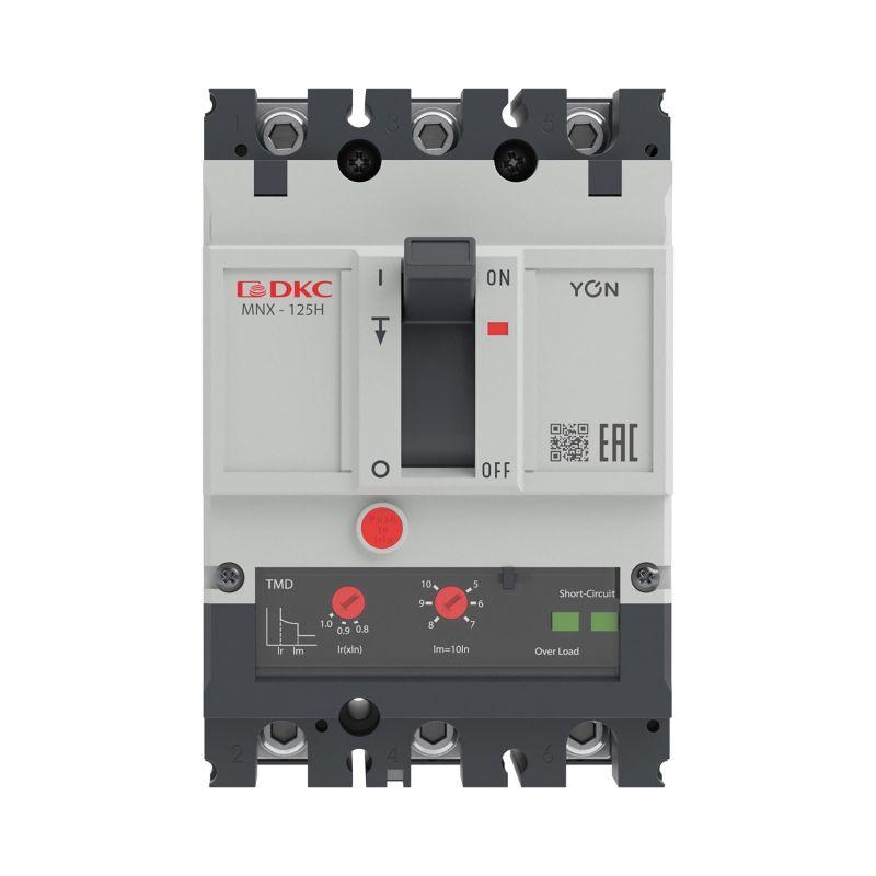 Выключатель автоматический 3P 125А 150кА pro MNX125H при AC415V расцепитель TMD YON MNX125H3PTMD0125