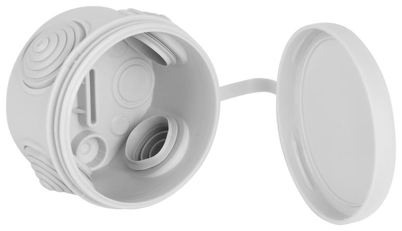 Коробка распаячная для ОП 80х50мм сер. Ruvinil 67025М