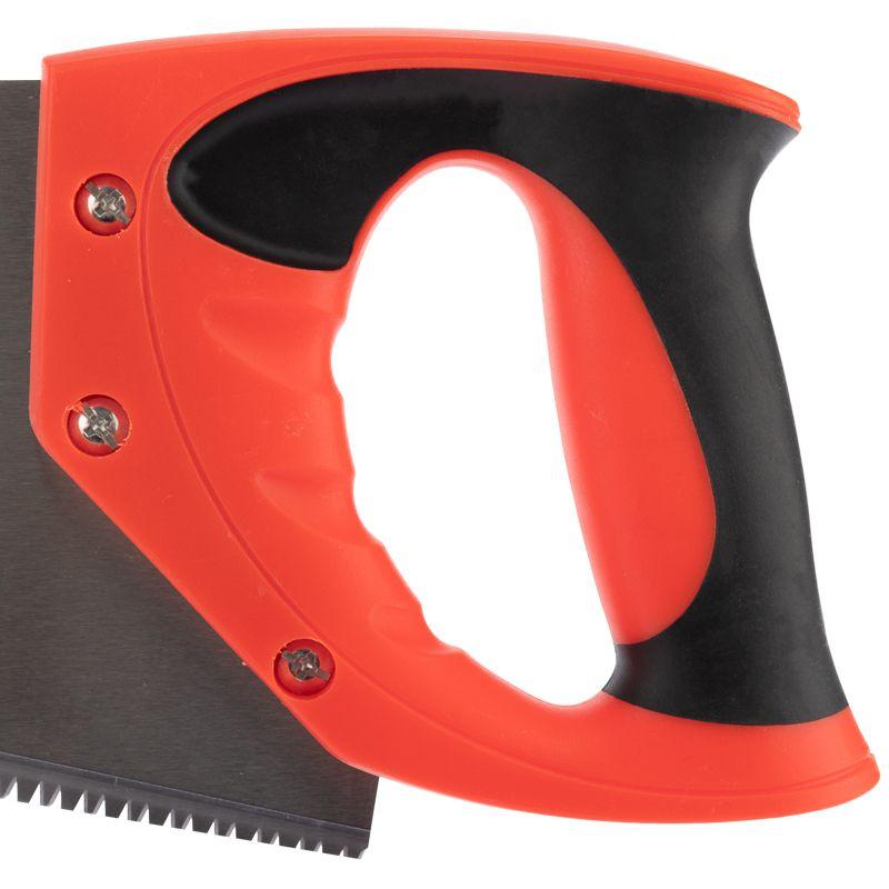 Ножовка по дереву "Зубец" 450мм 7-8 TPI каленый зуб 2D двухкомпонентн. рукоятка Rexant 12-8214