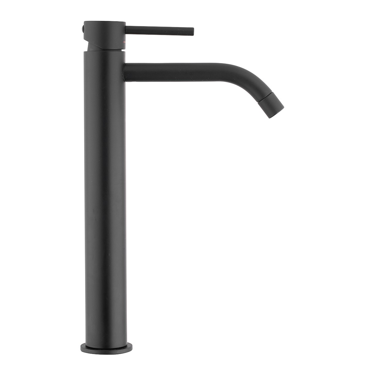 Смеситель высокий для раковины Paffoni LIGHT LIG081NO высокий Черный матовый