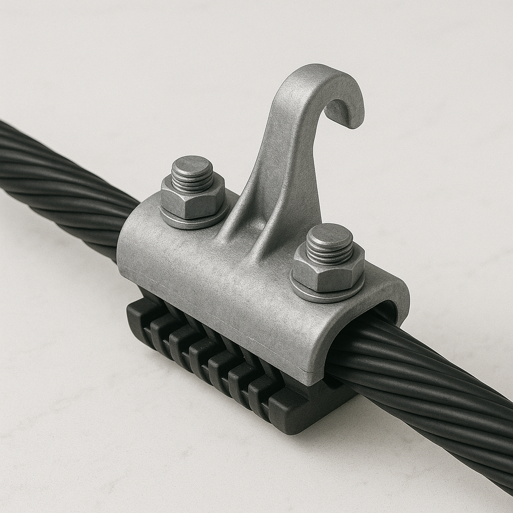 Арматура для самонесущих изолированных проводов (арматура СИП)