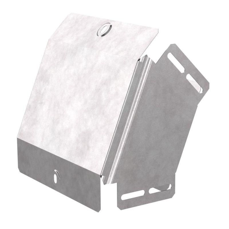 Угол вертикальный внешн. 45град. 200х100 0.7мм с крышкой Стандарт Промрукав PR16.0454