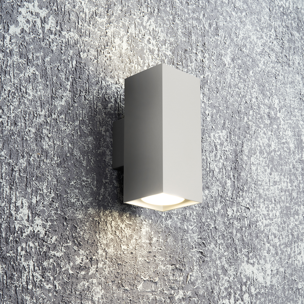 Светильник ДБО 2хGU10 вверх/вниз без ламп белый