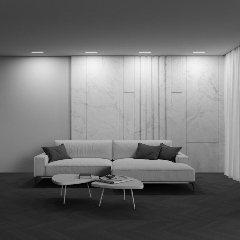 Светильник Basis 20Вт 3000К-6000К 115град. встраив. Maytoni DL066-20W3-6K-TRS-W