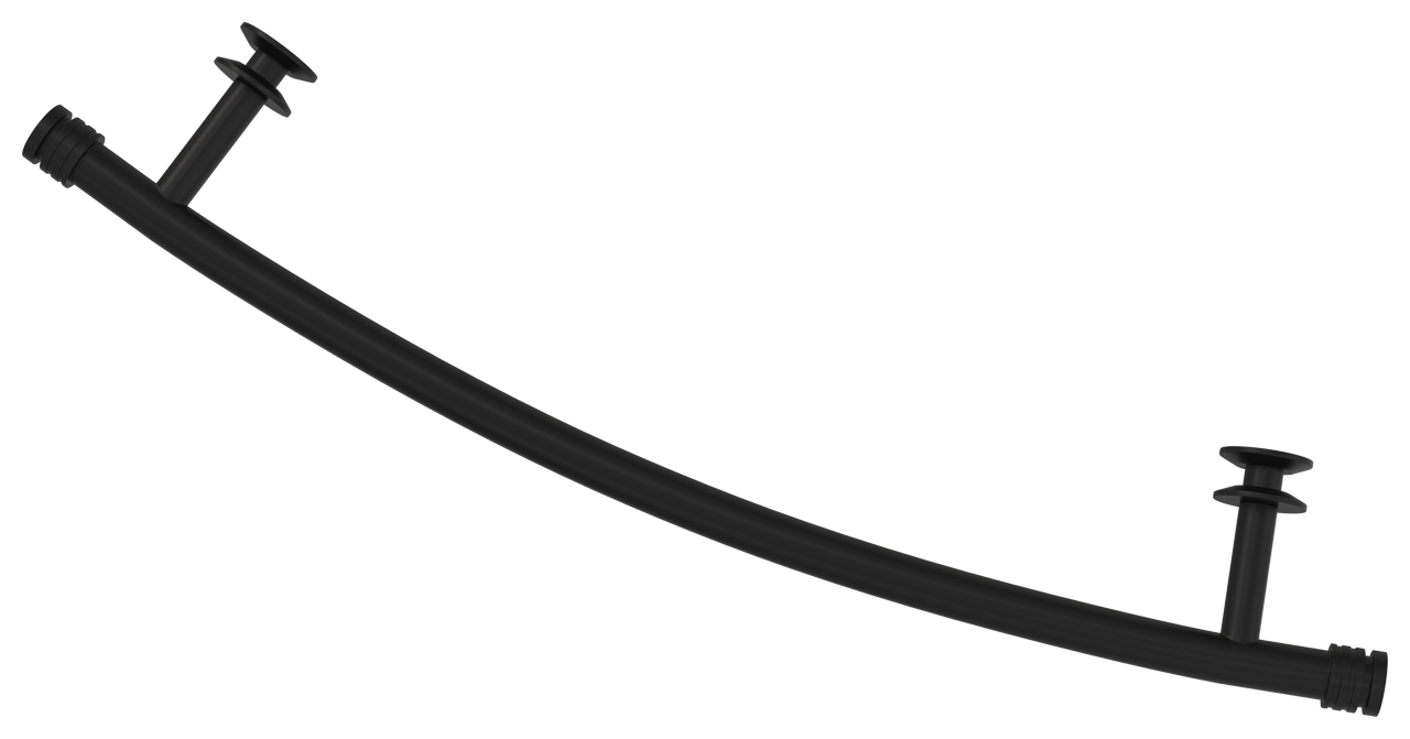 ПОЛКА (L - 470 мм) н/ж для ДР "СУНЕРЖА" (Матовый черный) 31-2011-0470