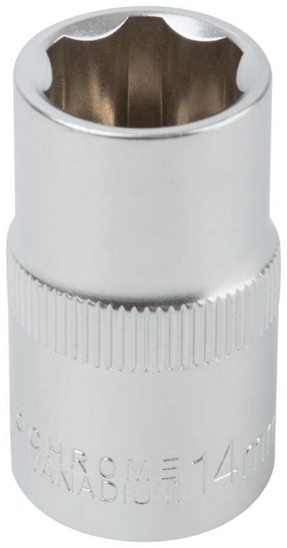Головка шестигранная CrV 1/2дюйм 14мм FIT 62044