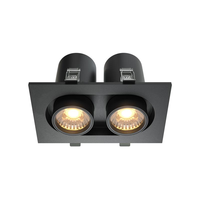 Светильник Hidden 2х10Вт 3000К 36град. встраив. Maytoni DL045-02-10W3K-B