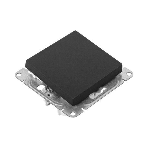 Выключатель кнопочный 1-кл. СП Эпика механизм черн. EKF UP1-SWB-13