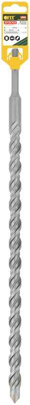 Бур по бетону SDS PLUS профи W-образная вставка двойная спираль 20х460мм FIT 32846