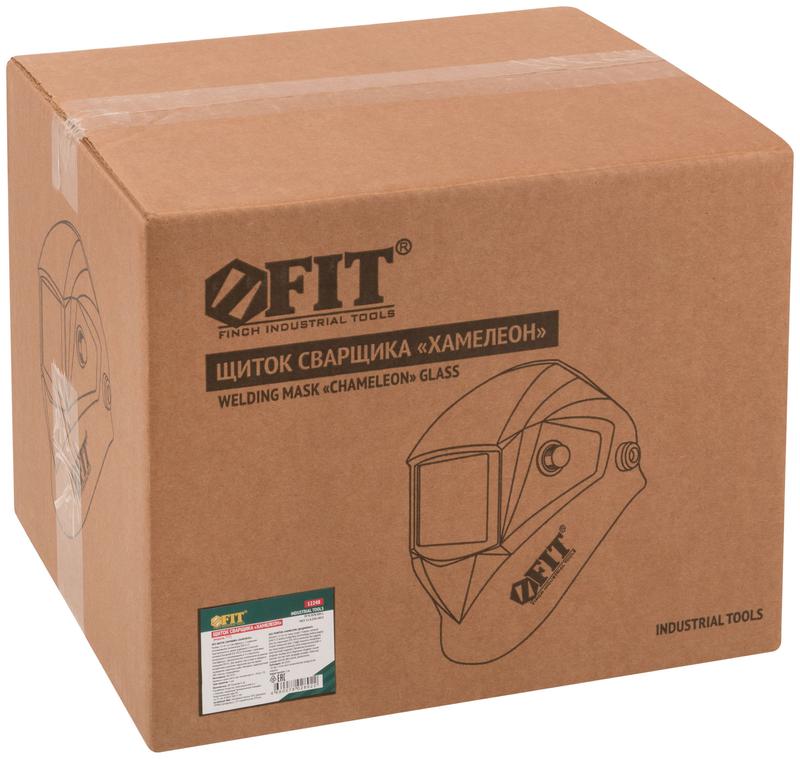 Щиток сварщика с автоматическим светофильтром "Хамелеон" АСФ-777 3 плавные регулировки FIT 12248