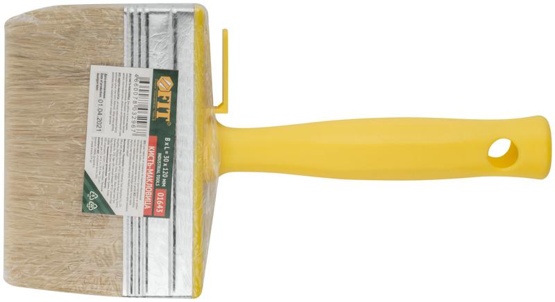 Макловица натуральная светлая щетина пластиковый корпус полая ручка "мини" 30х120мм FIT 01643