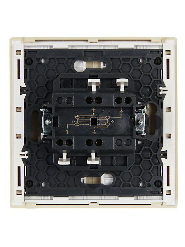Выключатель перекрестный 1-кл. СП FORTE&PIANO 10А FP412 ваниль IEK FP-V13-0-10-1-K10
