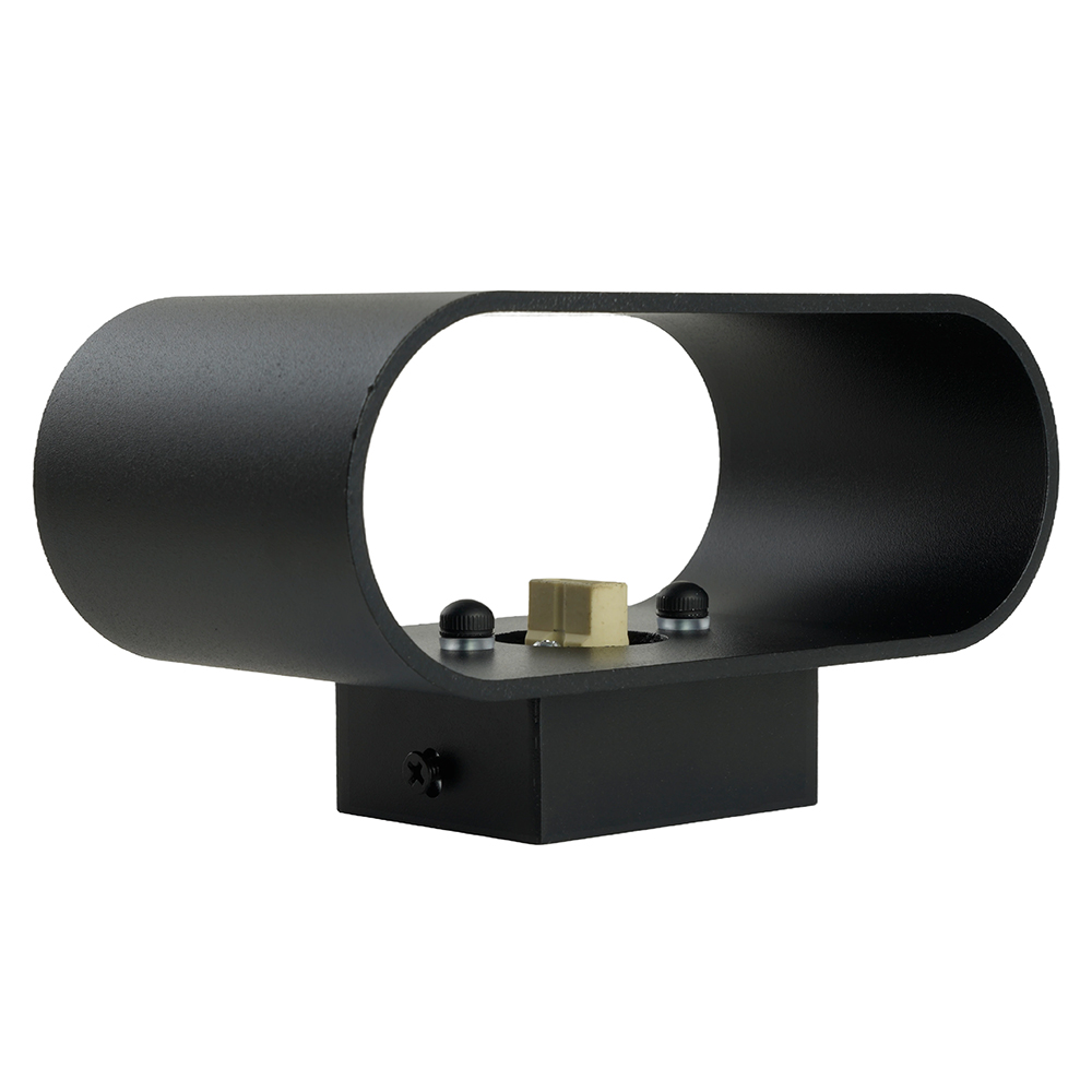 Светильник ДБО G9 без лампы черный