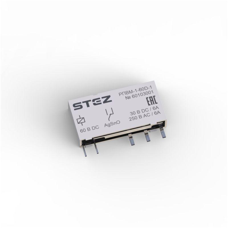 Реле одиночное РПВМ-1-60D-1 СТЭЗ 60103001