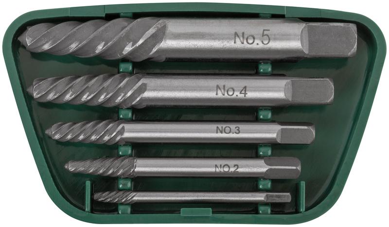 Набор экстракторов для шурупов усиленные (уп.5шт) FIT 36436