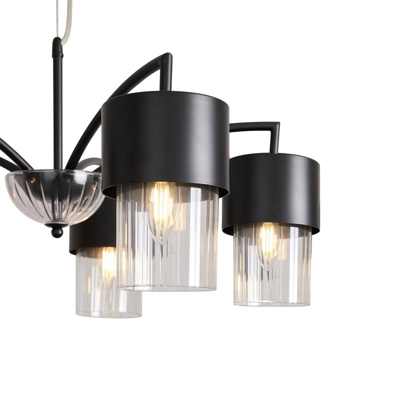 Светильник подвесной Lumin 5х40Вт E14 IP20 Freya FR5515PL-05B