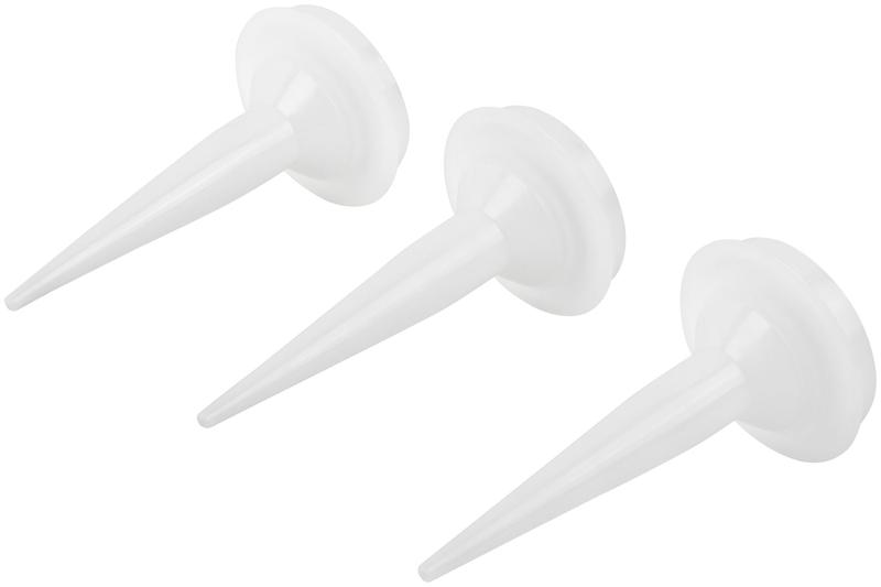 Сопла пластиковые сменные для дистолетов для герметика закрытого типа набор (уп.3шт) FIT 14250