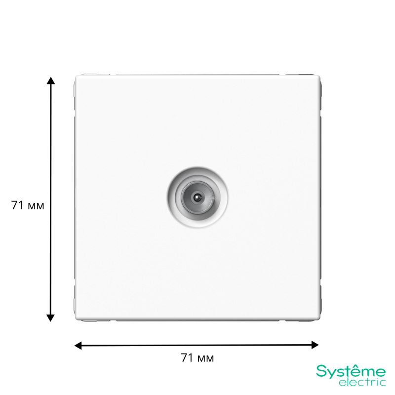 Антенна TV ArtGallery коннектор механизм лотос SE GAL001393