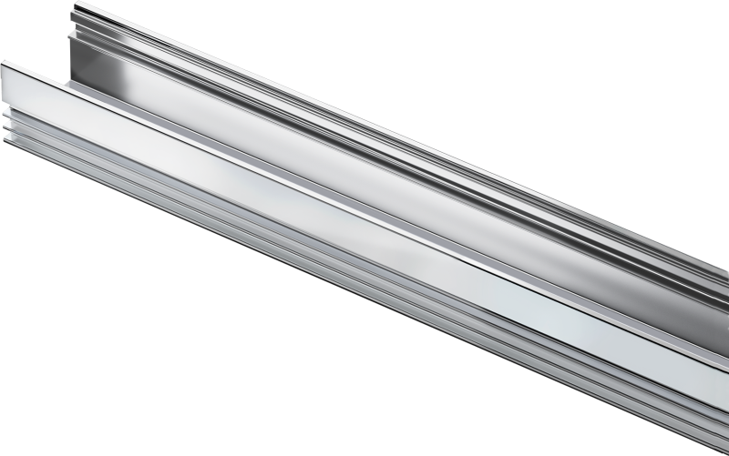 Профиль накладной для светодиод. ленты 91 939 ИПСЛ-02 L2000 алюм. Innolux 91939