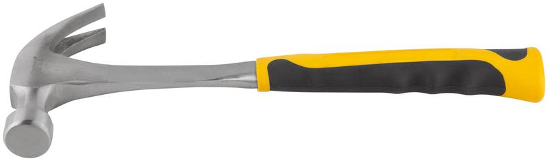 Молоток-гвоздодер Профи 27мм 450г цельнометал. FIT 44789