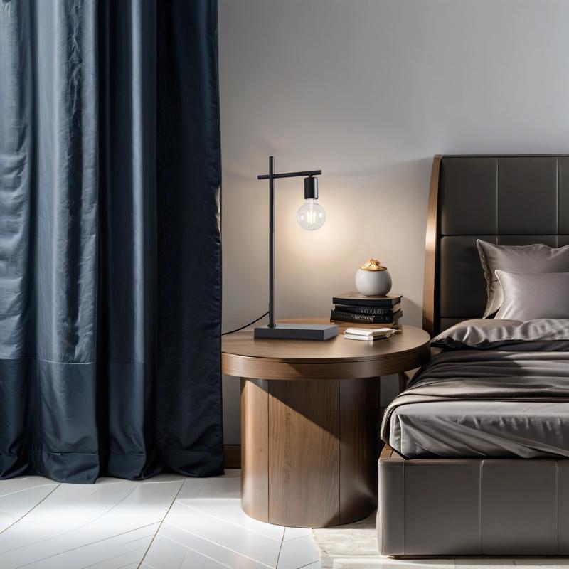 Светильник настольный Fled 40Вт E27х1 IP20 Freya FR5455TL-01B