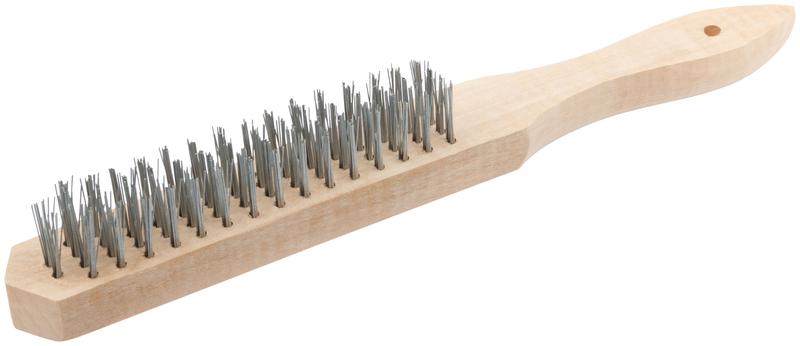 Корщетка 4-х рядная деревянная ручка КУРС 38400