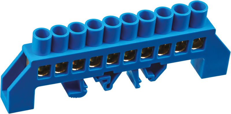 Шина нулевая на DIN-изоляторе в оболочке 8х12-10 Navigator 71188