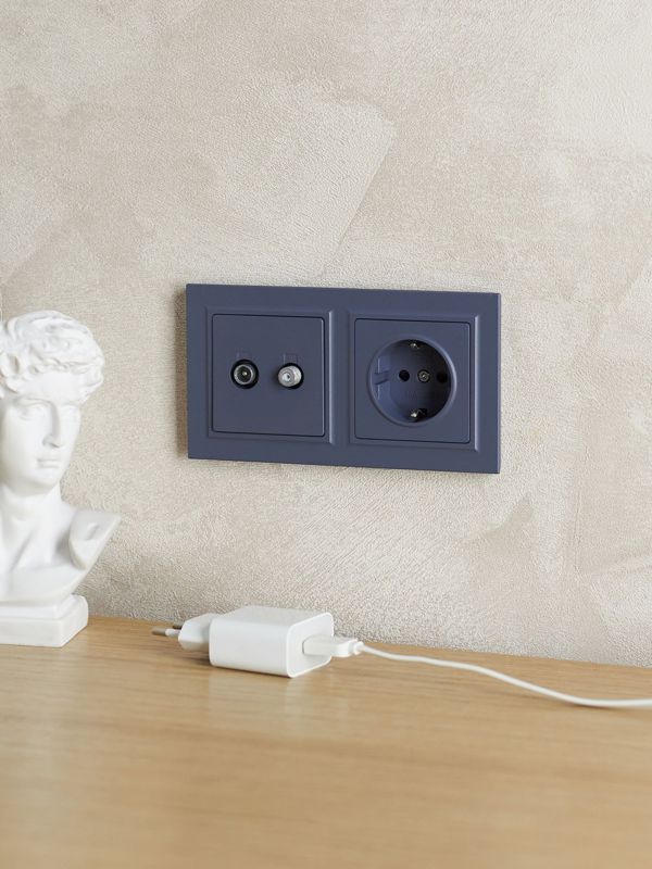 Рамка 2-м BRITE РУ-2-БрМ маренго IEK BR-M22-K35