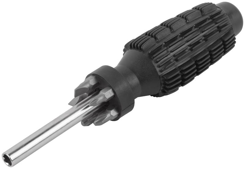 Отвертка 5 CrV бит усиленная ручка с антискользящей накладкой черн. FIT 56245