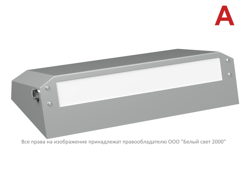 Светильник аварийный BS-CUSTOS-53-L1-INEXI3-AUTOTEST 4000К Gray Белый свет a32372