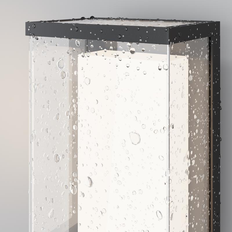 Светильник Baker Street 10Вт 3000К IP65 бра настен. Maytoni O021WL-L10B4K